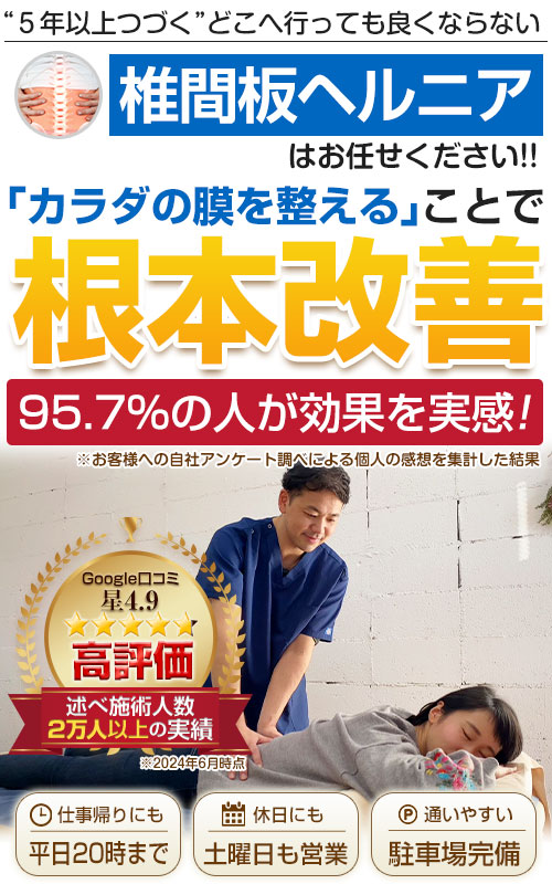 TOP：椎間板ヘルニア