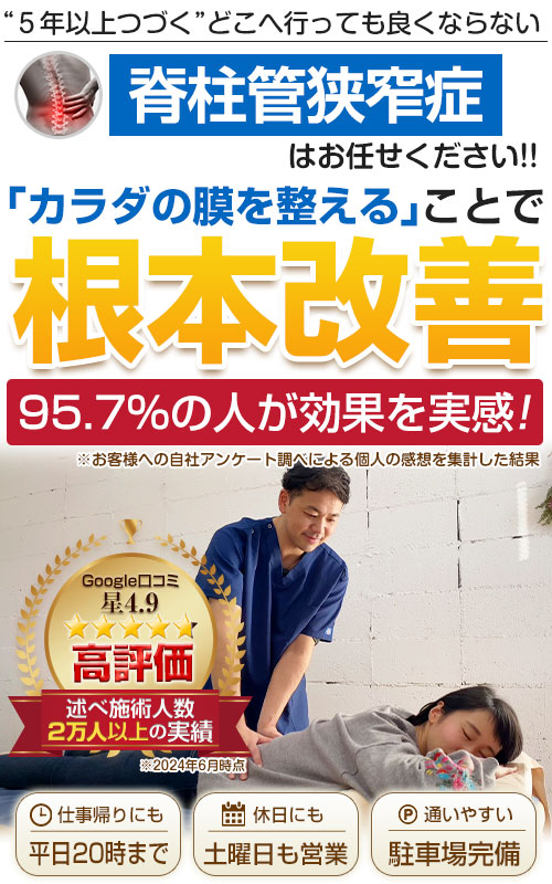 TOP：脊柱管狭窄症